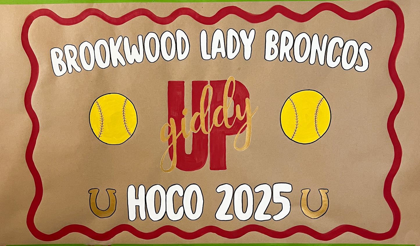 Custom Hand Painted Event Banner