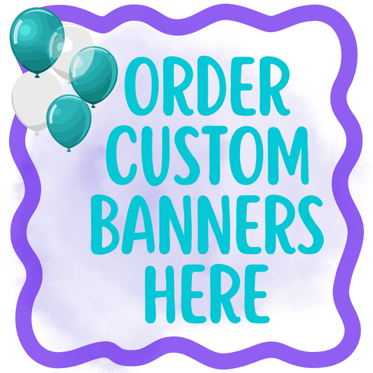 Custom Hand Painted Event Banner